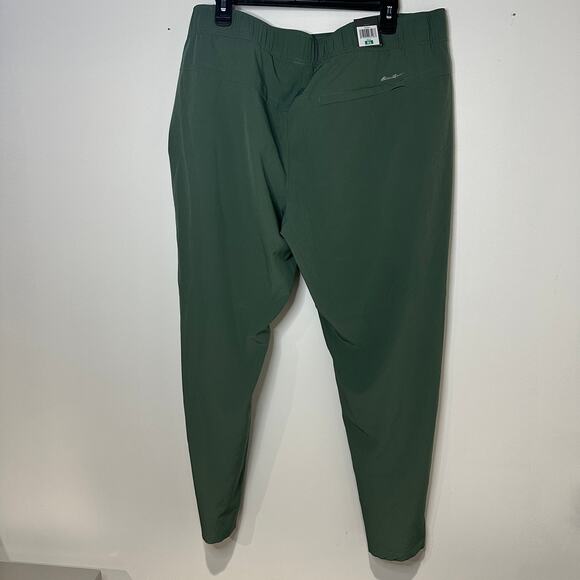 NWT! Eddie Bauer Traveler Ankle Pants, Green, Size XL Women's - Picture 2 of 6